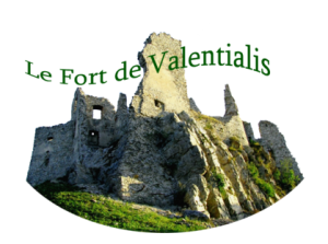 Le Fort de Valentialis, la bannière.