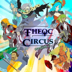 Theoc Circus, la bannière.