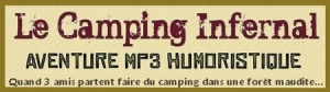 Le Camping Infernal, la bannière.